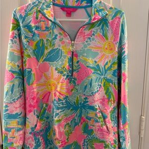 Lilly Pulitzer Skipper Pullover in the Sunshine State of Mind print